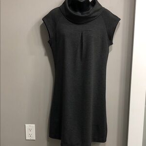 Point Zero Nicole Benisti Cowl Neck Dress – Women’s Small – Dark Heather Grey